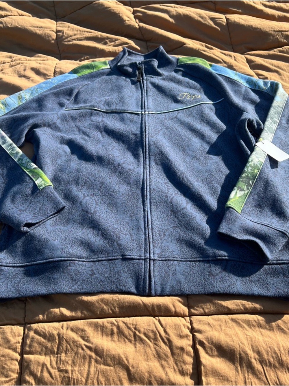 NWT PRPS Indigo Sun Valley Lightweight Full Zip Jacket Size XL